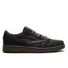 Travis Scott x Air Jordan 1 Low OG SP Velvet Brown lateral side profile showing reverse Swoosh in black leather, velvet brown suede upper, and dark brown outsole on white background
