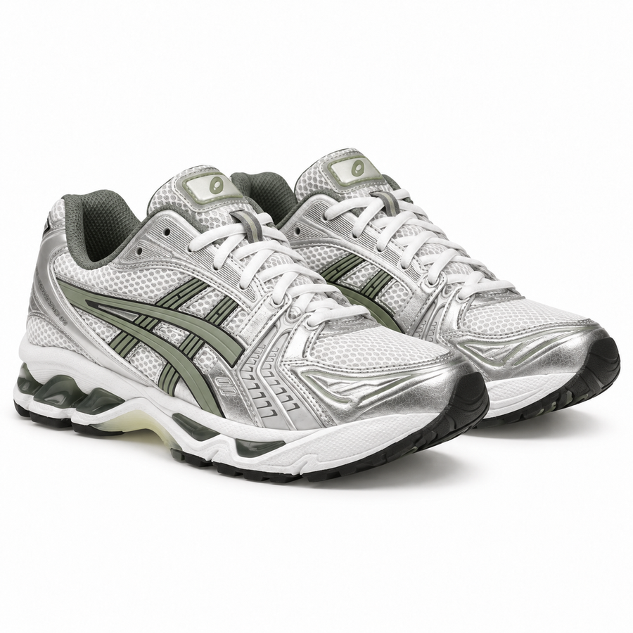 ASICS Gel-Kayano 14 White Pure Silver 'Slate Grey'