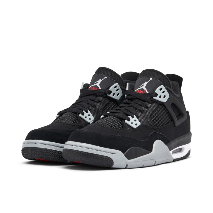 Jordan 4 Retro 'Black Canvas' (GS)