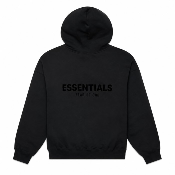 Fear of God Essentials Pullover Chest Logo Hoodie 'Stretch Limo/Black'