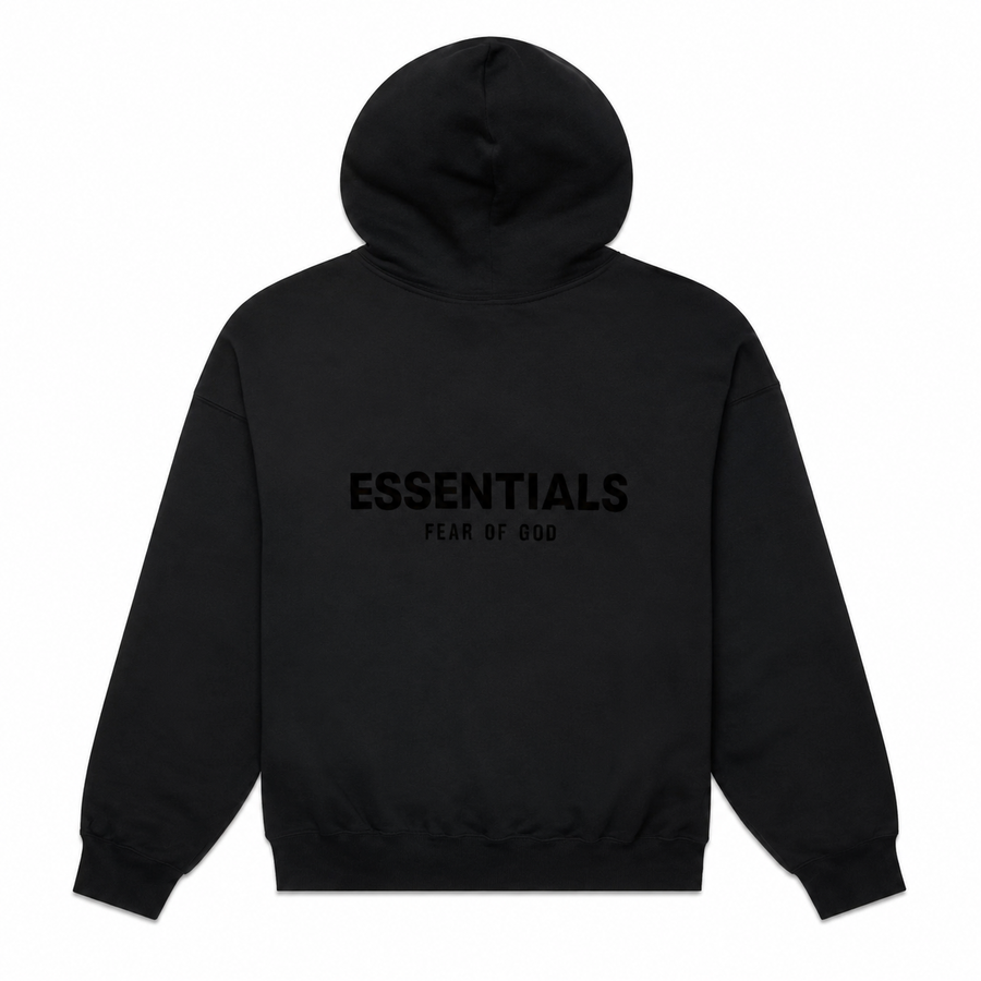 Fear of God Essentials Pullover Chest Logo Hoodie 'Stretch Limo/Black'