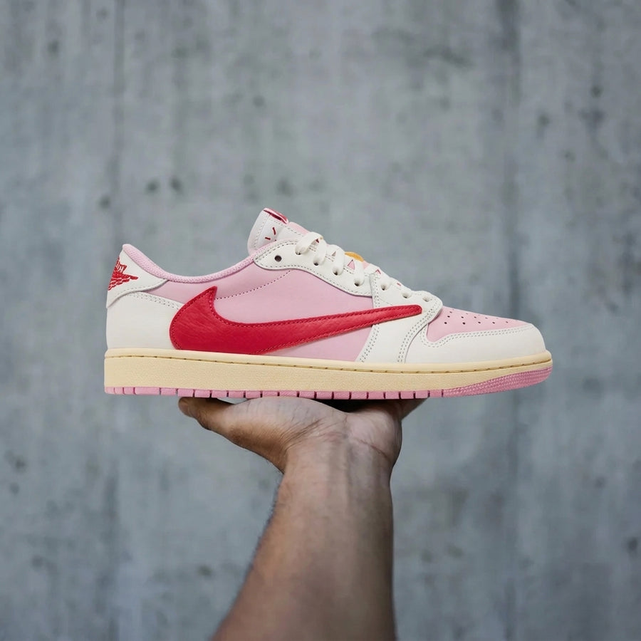 Travis Scott X Jordan 1 Retro Low OG 'Sail Tropical Pink'