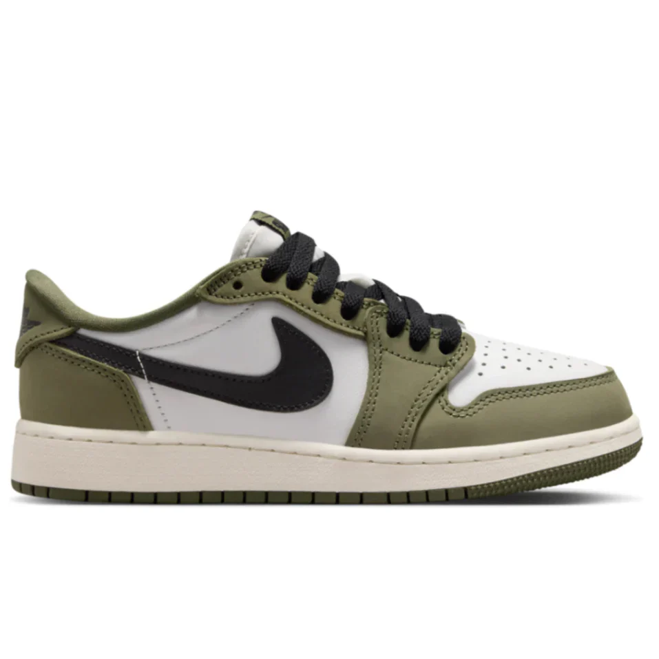 Jordan 1 Retro Low OG Medium Olive (GS)